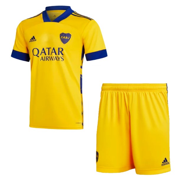 Camiseta Boca Juniors 3ª Kit Niños 2020 2021 Amarillo